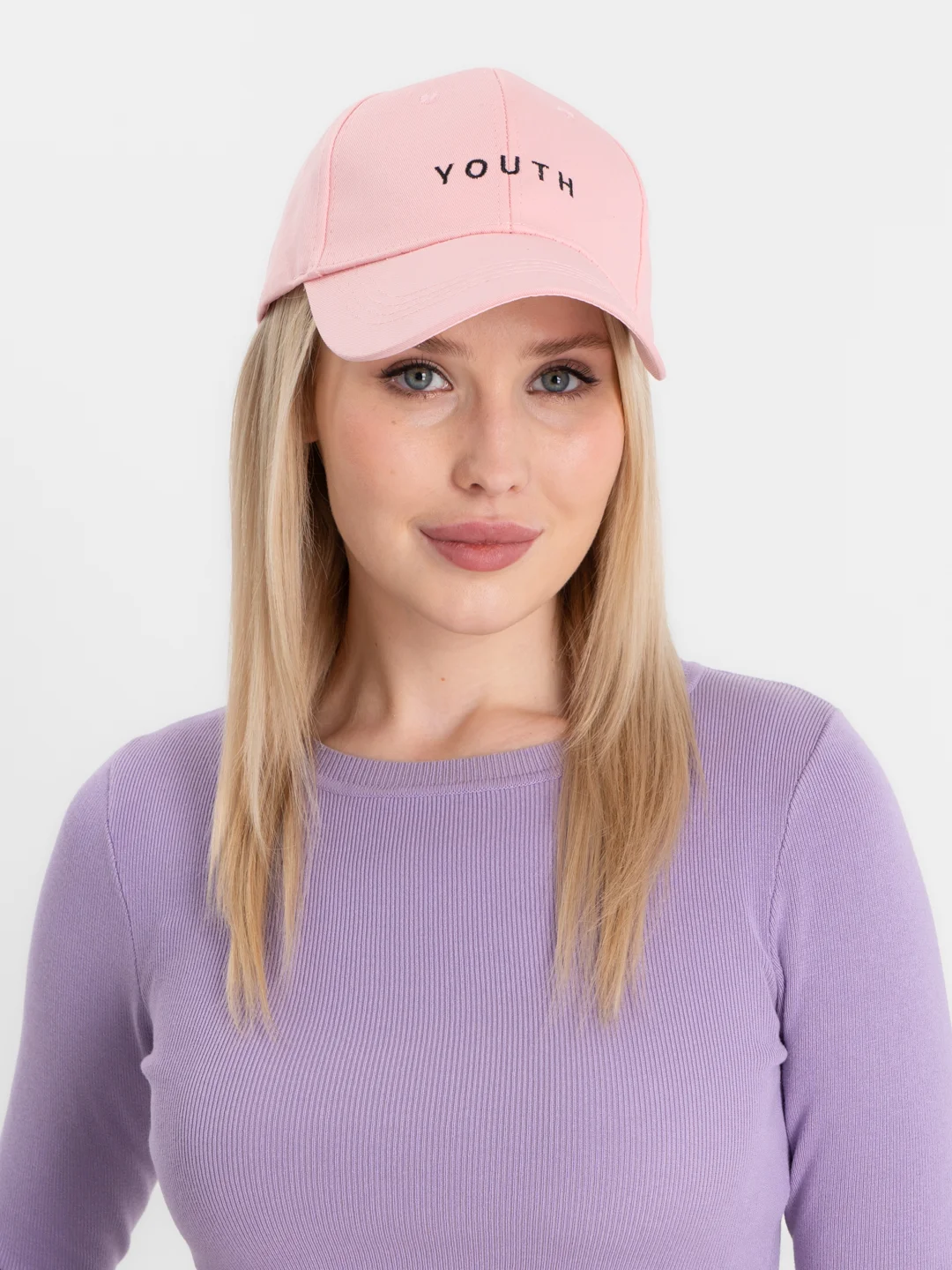 Розовый бейсболка Унисекс "Youth" , женская кепка, мужская кепка
