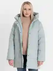 Серый металлик куртка женская