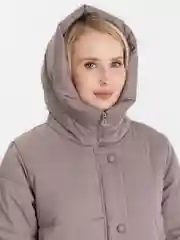 Серый металлик куртка женская