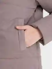 Серый металлик куртка женская