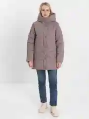 Серый металлик куртка женская