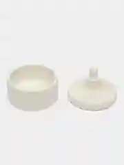 Белый шкатулка из гипса