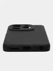 Черный чехол Infinix Hot 40i, Smart 8, Spark 20 силиконовый, цветной, матовый