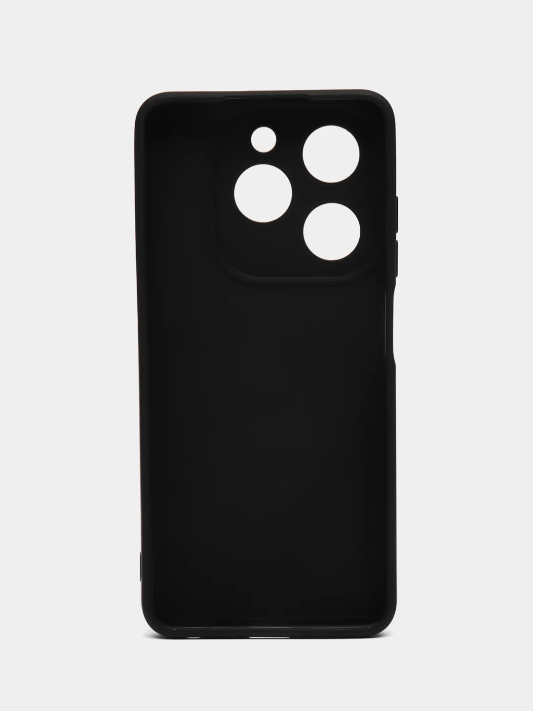 Черный чехол Infinix Hot 40i, Smart 8 / Инфиникс Смарт 8, черный, силиконовый