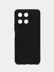 Черный чехол Honor X6a / Хонор Х6а, черный, силиконовый