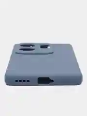 Светло-синий чехол Infinix Zero 30 4G / Инфиникс Зеро 30 4Г, силиконовый, цветной, матовый
