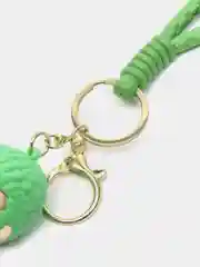 Бирюзовый брелок на ключи, рюкзак или сумку Naruto, anime demon slayer