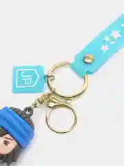 Голубой брелок на ключи, рюкзак или сумку Naruto, anime demon slayer