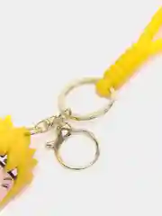 Желтый брелок на ключи, рюкзак или сумку Naruto, anime demon slayer