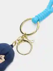 Небесно-голубой брелок на ключи, рюкзак или сумку Naruto, anime demon slayer