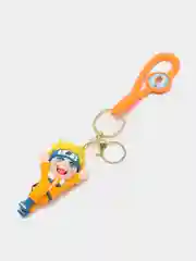 Оранжевый брелок на ключи, рюкзак или сумку Naruto, anime demon slayer