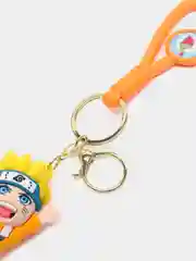 Оранжевый брелок на ключи, рюкзак или сумку Naruto, anime demon slayer