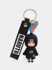 Черный брелок на ключи, рюкзак или сумку Naruto, anime demon slayer