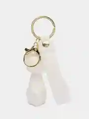 Белый брелок на ключи, рюкзак или сумку Кот Sailor Moon, Мадагаскар, Винни Пух