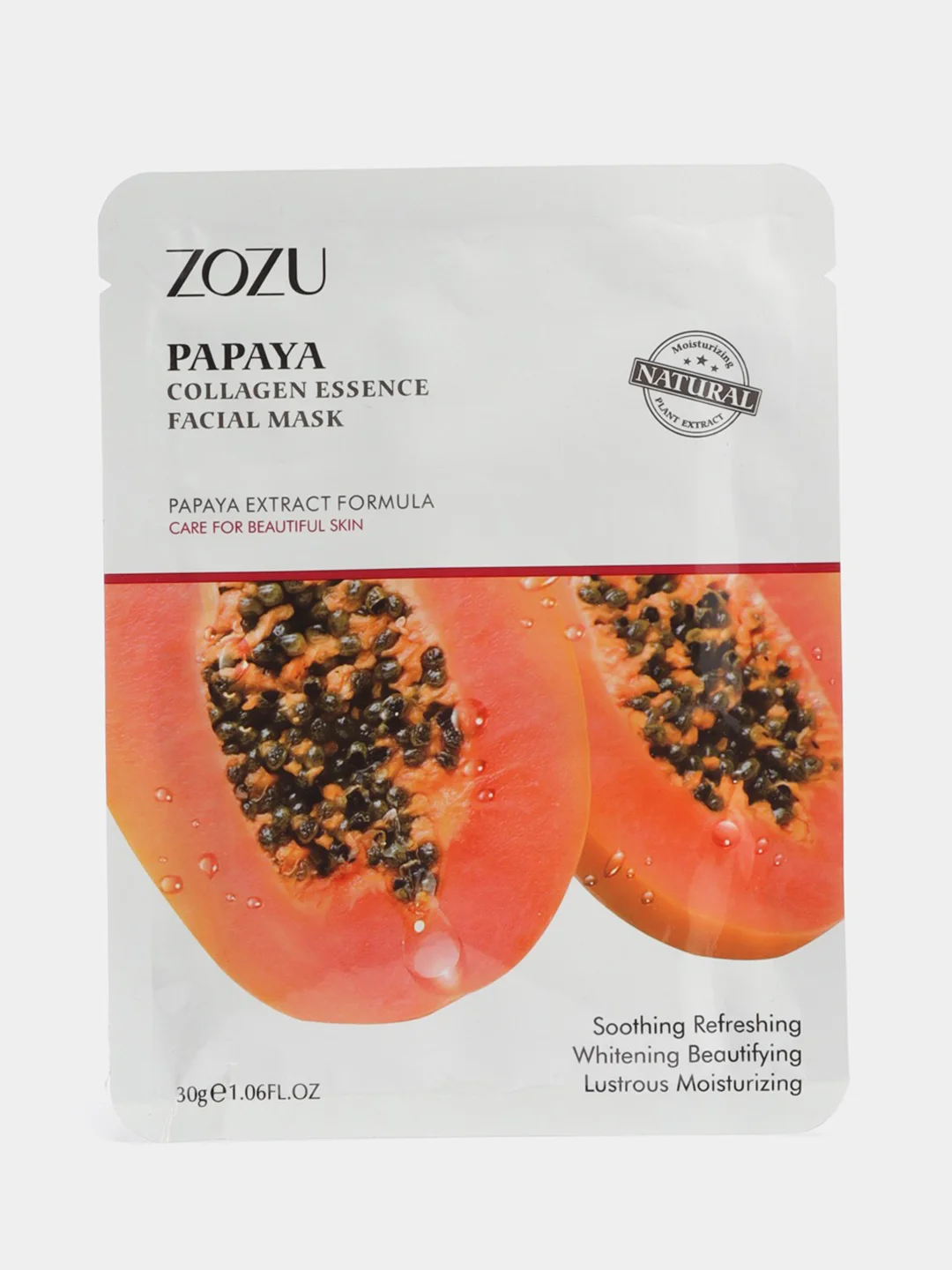 Маска для лица ZOZU с экстрактами фруктов