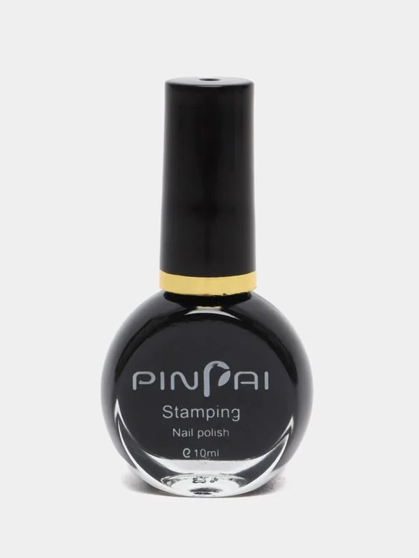 Черный лак для стемпинга "PinPai"
