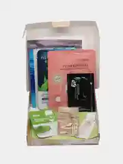 Алый подарочный набор косметики женский, Beauty box, подарок на новый год