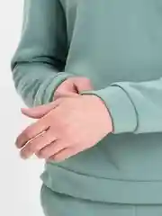 Мятный костюм мужской, на флисе, утепленный: худи и штаны