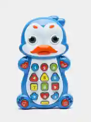 Желтый детский телефон, смартфон, музыкальная игрушка для малышей, русская озвучка