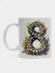 Зеленый кружка маме, бабушке, девушке "8 марта"