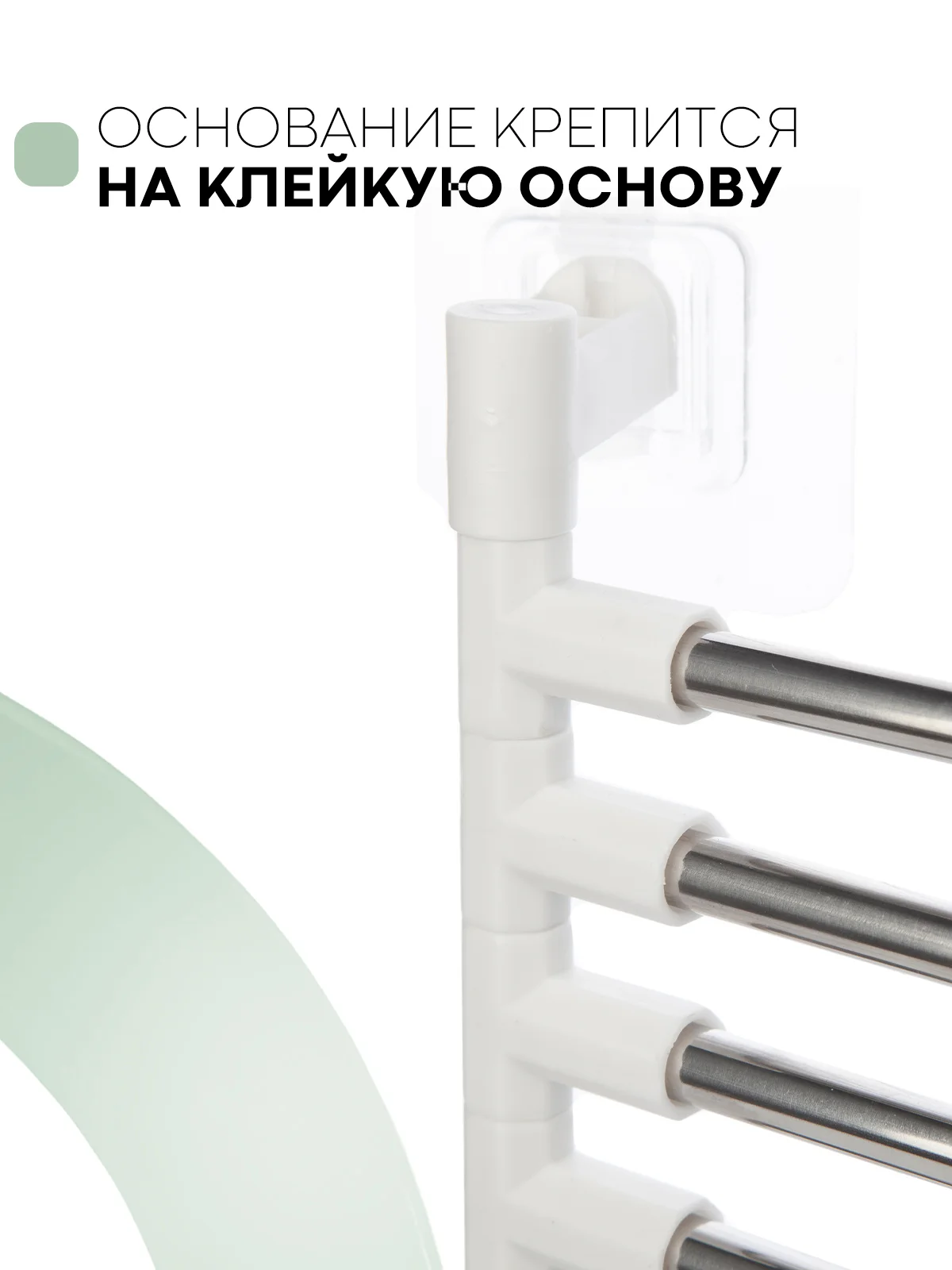 Серый металлик полотенцедержатель КАРТОФАН,настенная поворотная вешалка-держатель в ванную для полотенец