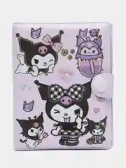 Розовый блокнот Kuromi с ручкой, подарочный набор Куроми