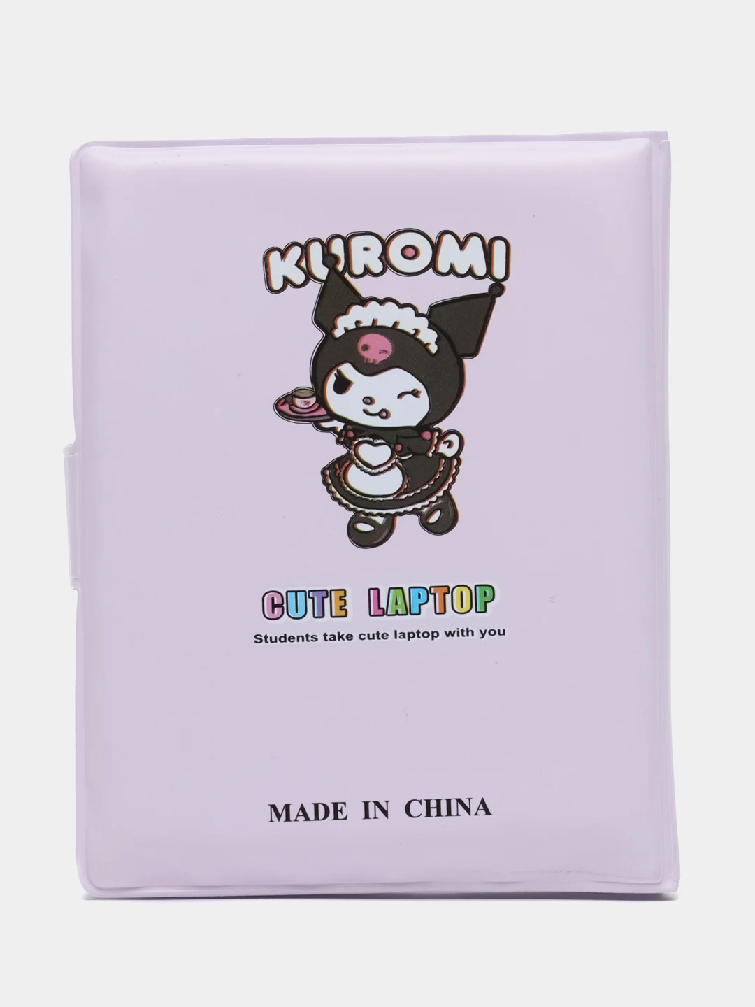 Розовый блокнот Kuromi с ручкой, подарочный набор Куроми