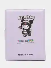 Розовый блокнот Kuromi с ручкой, подарочный набор Куроми
