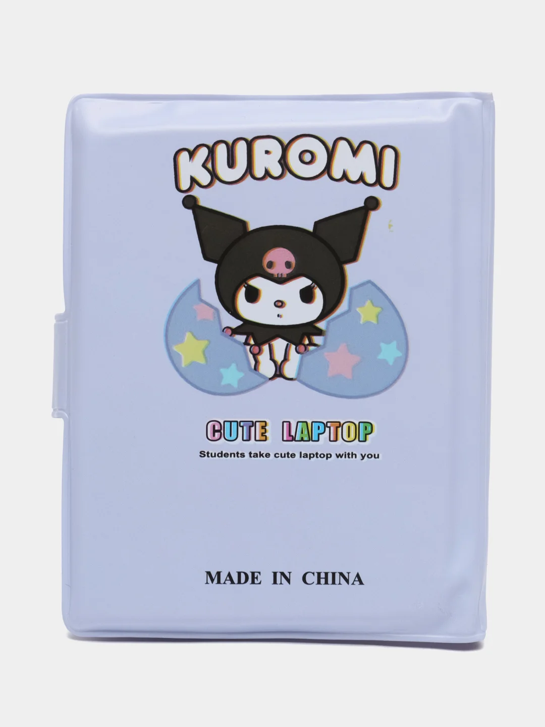 Сиреневый блокнот Kuromi с ручкой, подарочный набор Куроми