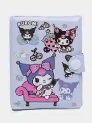 Сиреневый блокнот Kuromi с ручкой, подарочный набор Куроми