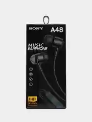 Наушники проводные с микрофоном SONY MUZIC EARPHONE A48