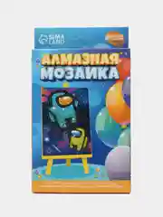 Алмазная мозаика для детей на подставке Игровой Мир+ ёмкость,стержень с клеевой подушечкой