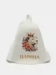 Шапка банная "Царица", подарок женщине на 8 марта