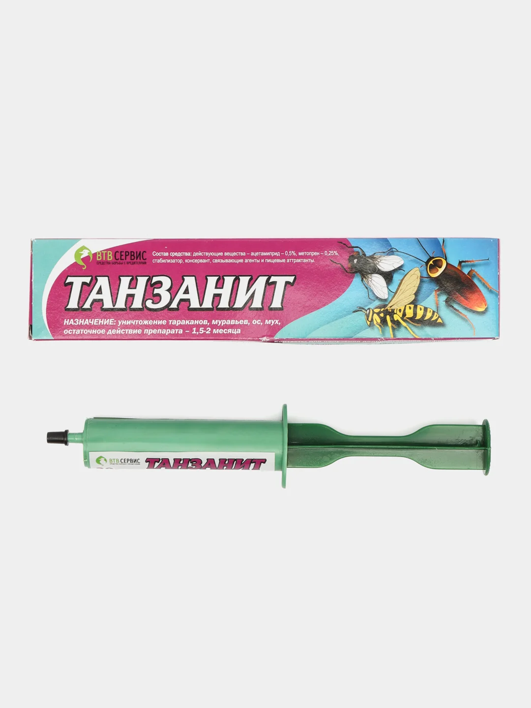 ТАНЗАНИТ гель средство от тараканов, от муравьев, от ос, от мух