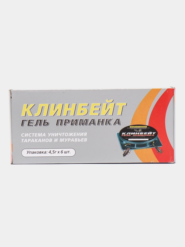КЛИНБЕЙТ гель приманка система уничтожения тараканов и муравьев. Южная Корея