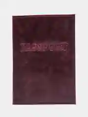 Бордовый обложка для паспорта
