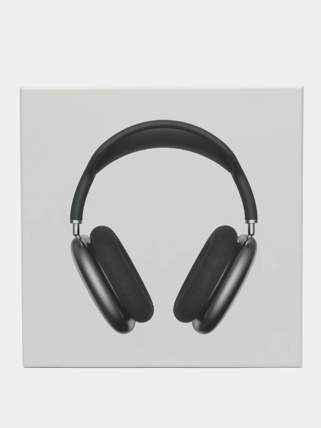Серебряный беспроводные наушники Pods Max с чехлом, с Bluetooth, микрофоном, шумоподавление, анимация