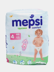 Подгузники- Трусики Mepsi L (9-16 кг.) 44 шт