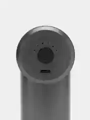 Серый мышечный массажер для тела Fascial Gun,ударный,перкуссионный,антицеллюлитный/ 4 насадки
