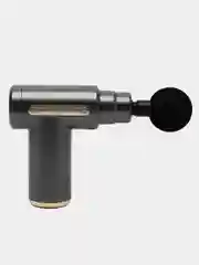 Серый мышечный массажер для тела Fascial Gun,ударный,перкуссионный,антицеллюлитный/ 4 насадки