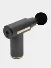 Серый мышечный массажер для тела Fascial Gun,ударный,перкуссионный,антицеллюлитный/ 4 насадки