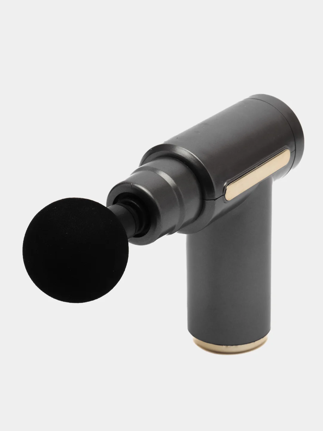 Серый мышечный массажер для тела Fascial Gun,ударный,перкуссионный,антицеллюлитный/ 4 насадки