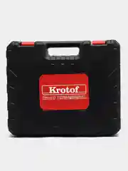 Алый ушм (Машина шлифовальная угловая) Krotof UAG-21/125BL, 4 скорости, два АКБ, болгарка