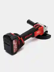 Алый ушм (Машина шлифовальная угловая) Krotof UAG-21/125BL, 4 скорости, два АКБ, болгарка