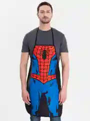 Белый фартук кухонный герои марвел 6 видов Marvel, DC / подарок / креативный перезент