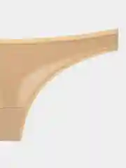 Бежевый трусы стринги женские