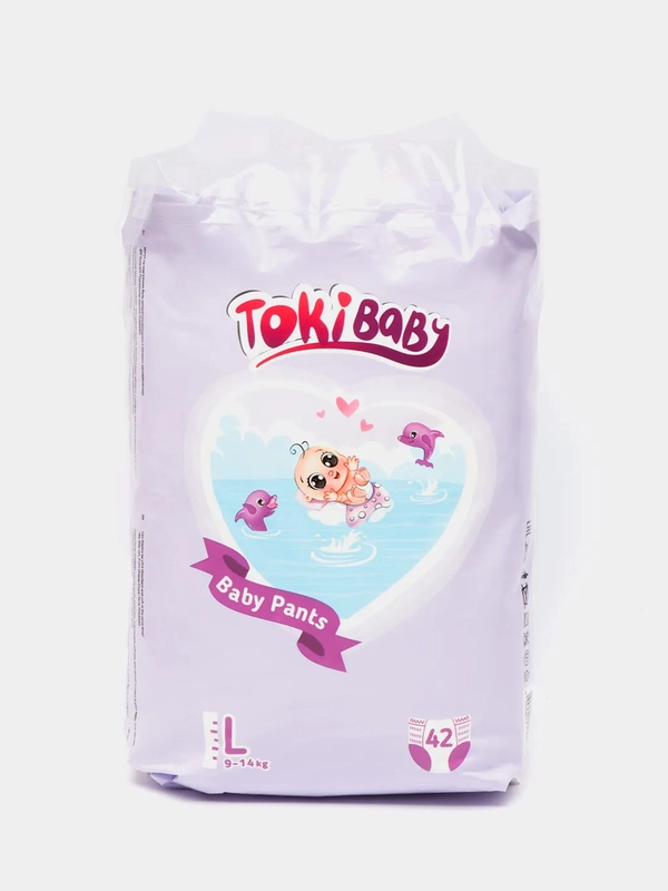Подгузники-трусики детские Tokibaby