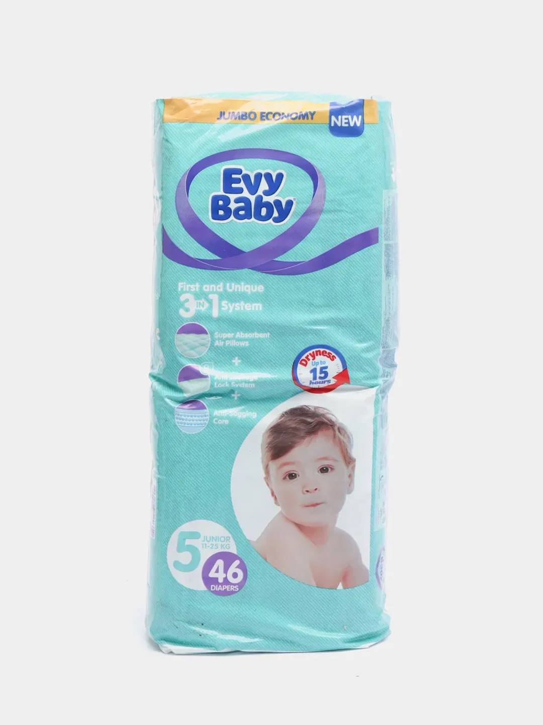 Evy Baby Подгузники Джумбо джуниор 46шт 5 размер 11-25кг