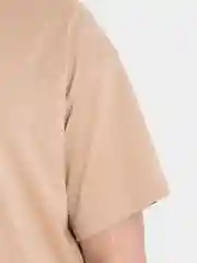 Бежевый футболка Oversize