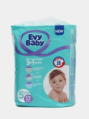 Evy Baby Подгузники стандарт джуниор 17 шт,  11-25 кг, 5 размер